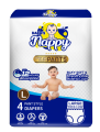Baba's Nappy Baby Pull Up Diaper Small Pack, Large - 4Pcs. 