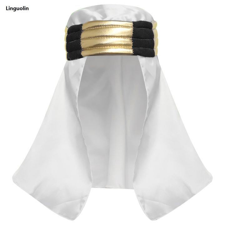 Linguolin%20Mens%20Arab%20Sheik%20Hat%20Head%20Scarf%20Fancy%20Dress%20Up%20Halloween%20Costume%202025%20For%20Men%20Arabian%20Prince%20Cosplay%20Hat%20Stage%20Props%20Accessory%20-%20Image%206