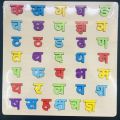 Wooden Nepali Alphabets Blocks/ Wooden Ka,Kha,Ga blocks - For Kids |. 