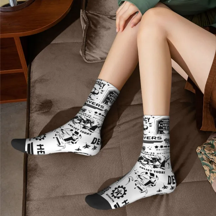 Cool%20Helldivers%20Full%20Sports%20Socks%20Polyester%20Crew%20Socks%20for%20Women%20Men%20-%20Image%205