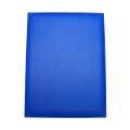 Blue PU Leather Plain Design College File Folder A4. 
