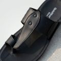 Goldstar Rocco 3007 Black Men's Toe-Loop Sandals – Comfortable Daily Wear Casual Chappal. 