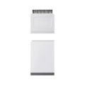 Creative Plastic Kitchen Sink Brush Portable White Mini Cleaning Brush Mini Size Removable Head Multifunctional Brush Kitchen Cleaning. 