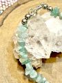 Crystal Chips Beads Green Aventurine Bracelet for Women  Healing Stone Elegant & Cute. 