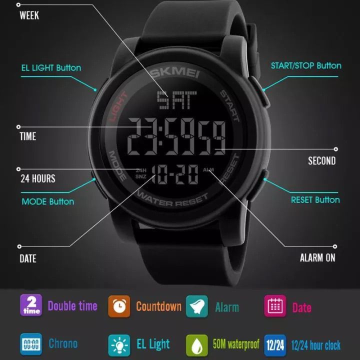 SKMEI%201257%20Sport%20Countdown%20Alarm%20LED%20Chronograph%20Digital%20Wristwatch%20For%20Men%20-%20Black%20%7C%20Fashion%20Sports%20Watch%20For%20Men%20-%20Image%206