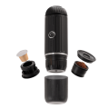 Portable Italian Espresso Machine 2-in-1 Capsule Powder Fast Charge. 