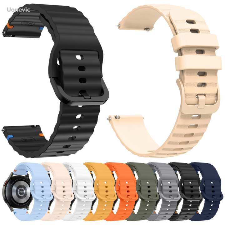 Uonevic%20mm%20Gears%20Sy%20Watc%20Galax4%20Classic%204laxy%20W%20on%20Samsung%20GAMM%20Strap%20for%20Silicone%20New%2020mm%2022%20atch%207/FE/6/4mm%2040mm%20bracelet%20H5%20Pro%203%2045%203%20Wave%20Band%20-%20Image%202