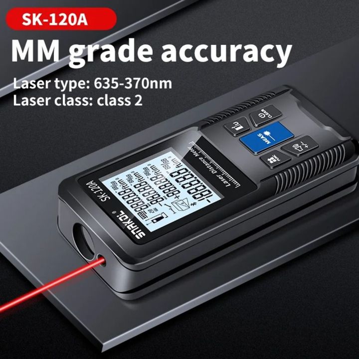 Portable Measure Tools Laser Distance Meter 40m 50m 70m 100m 120m Professional Infrared Rangefinder High Precision Digital Ruler