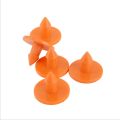 100Pcs Plastic Animal Livestock Ear Tag for Rabbit Fox Dog (Orange). 