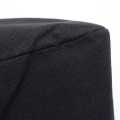 Black Dhaka Topi 21 Inch With Badge  For Men. 