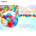 Ranggense Fashion 50/100Pcs Eco-Friendly Colorful Ball Pit Soft Plastic Ocean Balls Water Pool Ocean Wave Ball Outdoor Toys For Children Kids Baby. 