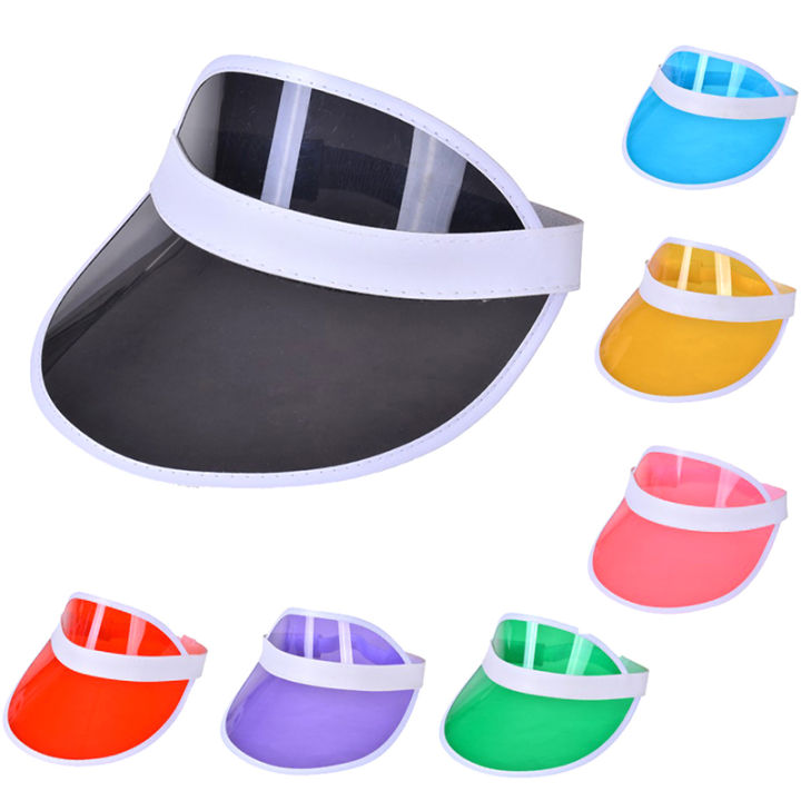 Summer%20Sun%20Hat%20Transparent%20Visor%20Clear%20Plastic%20PVC%20Anti-UV%20Sunscreen%20Cap%20Muqin%20-%20Image%202
