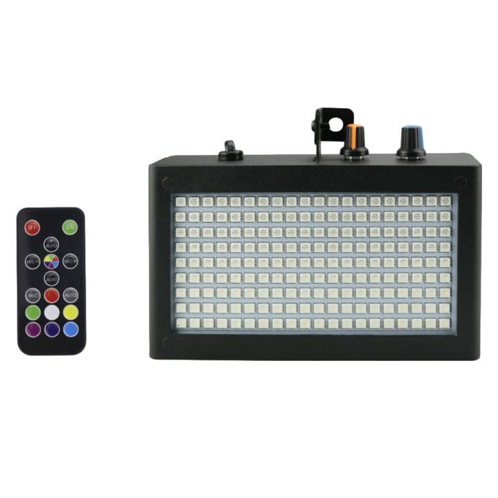 180 Leds Strobe Light Remote Sound Control Speed Adjustable (Eu Plug)