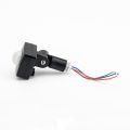 AC85-265V IP65 Motion Sensor Adjustable PIR Switch Ultrathin LED Light PIR Outdoor Motion Sensor Detector,10Mm Black. 
