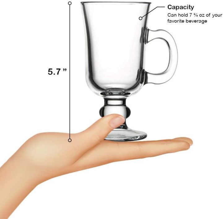 Irish%20Glass%20Coffee%20Mugs,%20Latte%20Cups,%20Set%20Of%206%20Pieces%20Cappuccino%20And%20Hot%20Chocolate%20Mugs%20With%20Handle,%20Clear%20Glass%20Mugs%20For%20Hot%20Beverages%20-%20Image%2010