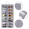 Compact Design 16 Slots Eyeglasses Stand Holder Space Saving Hanging Design Glasses Display Transparent Visible Dustproof Sunglasses Storage Bags Closet Storage. 
