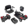 Drive Medical Spitfire Scout 4-EXT 4 Wheel Travel Power Scooter with Extended 15 Mile Range Battery. 