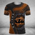 HOT KTM new T-shirt summer tops T-shirt new short-sleeved T-shirt men's Harajuku tops 2025 summer trend short-sleeved. 