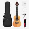 Enya EUC 200A 23 Inch Concert Ukulele With Capo, String , Padded Bag, Belt And Polishing Cloth. 