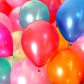 100 Pieces Assorted Mix Color Round Shape Latex Balloon Set. 