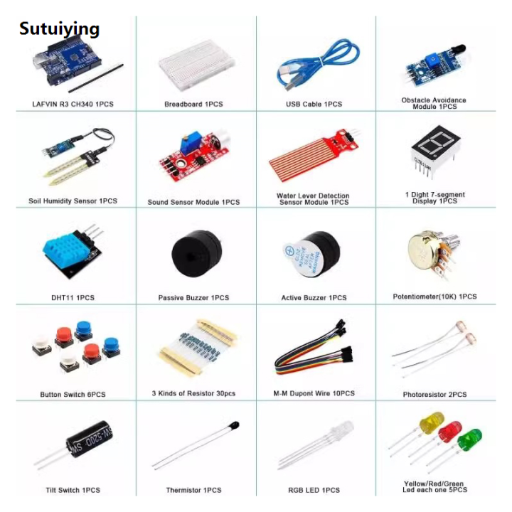 Sutuiying%20Basic%20Starter%20Kit%20for%20Arduino%20Uno%20Set%20R3%20DIY%20New%20style%20Kit%20-%20R3%20Board%20/%20Breadboard%20+%20Retail%20Box%20-%20Image%206