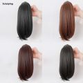 Sutuiying WIGSIN Synthetic Short Slightly Upturned Straight Ponytail Claw 2025 New Clip In Hair Extension Sweet Cute Ponytail Hairpiece for Women. 