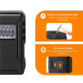 Metal Password Key Box Wall Mounted 4 Digits Password Storage Box Waterproof Anti Theft Safe Lock Large Capacity Keybox. 