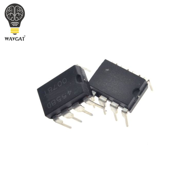 RC4558P Dual Op-Amp IC Chip - Pack Of 20 DIP-8 Modules For DIY Audio Projects