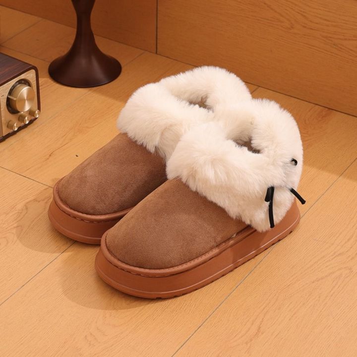 Fluffy%20Anti-freeze%20Plush%20Snow%20Boots%20Warm%20Thick%20Soles%20Women's%20Cotton%20Shoes%20Soft%20Non-slip%20Flat%20Boot%20for%20Winter%20-%20Image%208