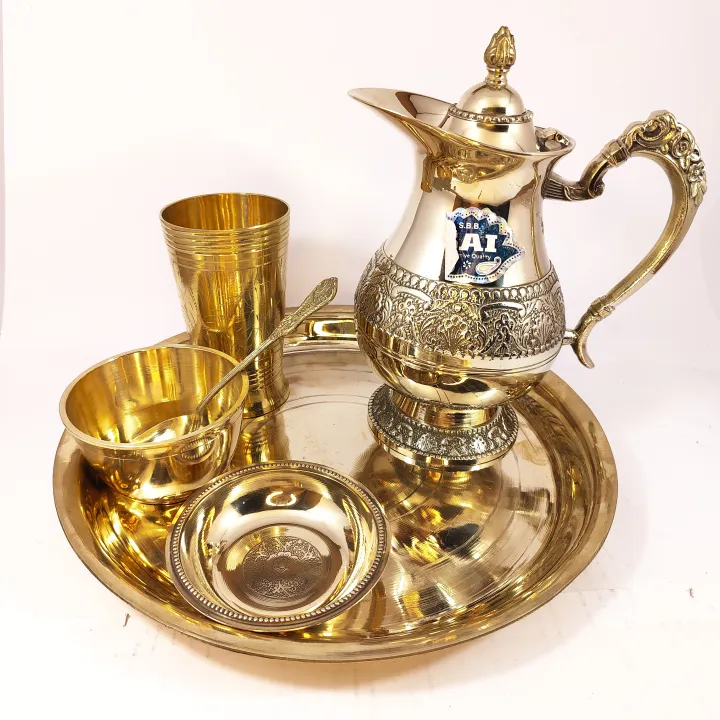 Bronze%20Plate%20Set%2030cm%20Chares%20Thaal%20Set%20Kansha%20Thali%20Sett%20kasa%20Thal%20set%20Thakali%20Khana%20Set%20-%20Image%202