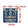 Gesture Recognition Sensor Module for Raspberry Pi 4B/3B/STM32/UNO R3 PAJ7620U2 Gesture Detection Sensor. 
