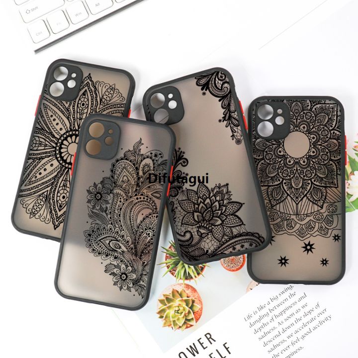 Difutagui%20Mandala%20Dreamcatcher%20Case%20For%20iPhone%2011%2013%2014%2012%2015%20Pro%20Max%20Mini%20XR%20XS%20Max%206s%208%207%20Plus%20SE%202022%202020%20Clear%20Shockproof%20Phone%20Cover%20-%20Image%202