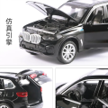 1:28 BMW X5 SUV Simulation Diecast Metal Alloy Model Car Sound Light Pull Back Collection Toy. 