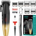 VGR V003 9000 RPM Heavy Hair Clipper Professional Hair Trimmer Rechargeable With LED Display. 