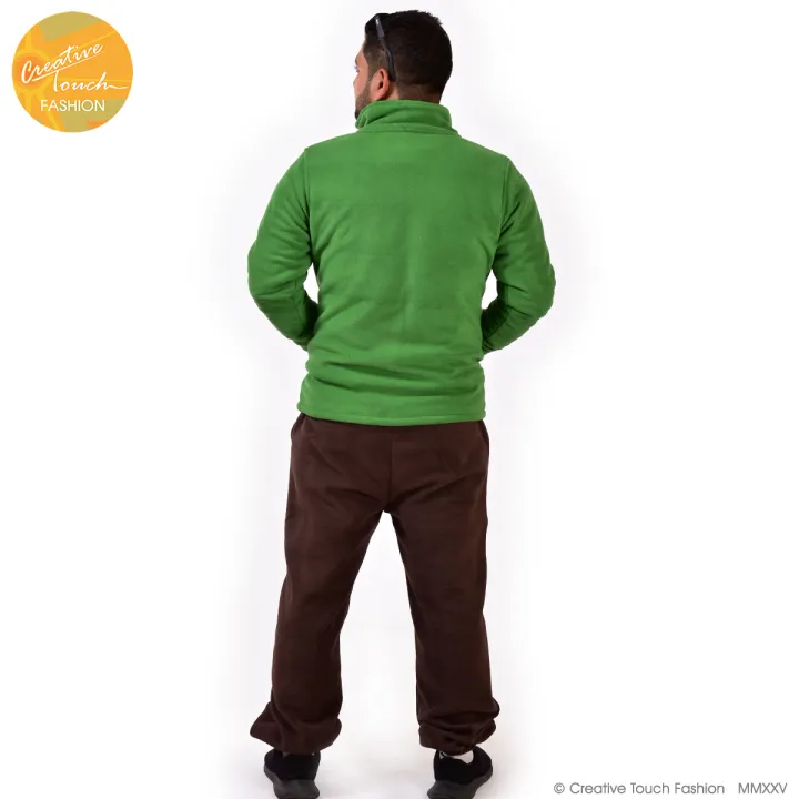 Creative%20Touch%20Fashion%20Grass%20Green/Black%20Double%20Side%20Reversible%20Polar%20Fleece%20Jacket%20For%20Men-MJK5008%20-%20Image%206