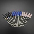 Ceramic Carbide Nail Drill Bit Rotate Burr Milling Nail Cutter Bits Electric Drill Machine For Manicure Pedicure Tools. 