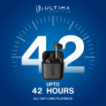 Ultima Atom 192 Bluetooth Truly Wireless Earbuds With Mic, 42H Playtime, Beast Mode(Low Latency 60Ms) For Gaming, Enx Tech, Asap Charge, Iwp, Ipx4. 