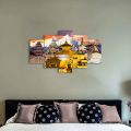 5 Panel Manipulated Heritage on Matte Canvas Cotton Print | HQ | S | Tightly Wrapped In Wooden Frame | Not stickers or No Forex Board. 