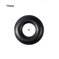 New Black Kids Plane Toy Parts Rubber 0.75" - 5" Inch Tail Fxed Wing Aircraft Wheels Hub Model Aircraft Landing Gear Wheels For RC Airplane Replacement. 