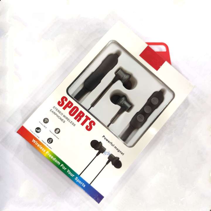 Stereo Wired Bluetooth NeckBand Magnetic With 1 Year Warranty