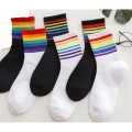 Pack of 3 Pairs of Cotton Rainbow Socks for Women. 