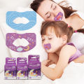 Closed-mouth orthopedic mouth patches for children and adults to prevent opening mouth and mouth closure stickers for snoring and physical anti-snoring. 
