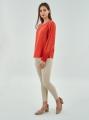 PIAZZAITALIA Arancia Orange Minimal Tunic For Women - 25513. 