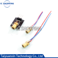 10PCS 3v-5v 650nm Adjustable Mini Laser Sensor Module 5MW Arduino Red Laser Spot Diode Copper Head Level Meter Ground Wire Meter. 