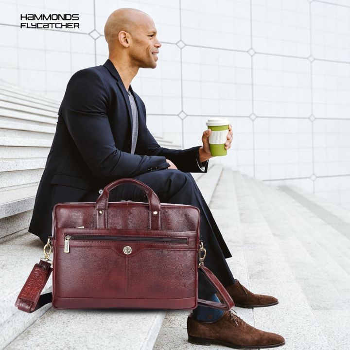 Hammonds%20Flycatcher%20Brown%20Genuine%20Leather%20Laptop%20Bag%20For%20Men%20-%20Bags%20%7C%20Laptop%20Bags%20For%20Men%20%7C%20Bag%20For%20Men%20-%20Image%206
