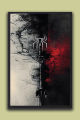 Superhero Spider-Man Modern Abstract Painting - Dark Venom Minimalist | 8x12 Wall Frame. 