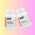 ANC Set of 2 Food Supplements, Flexicare Glucosamine & Chondroitin 60 Tabs & Calcium + Vitamin D3 & K2, 60 Tabs. 