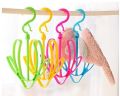 Plastic Hanging Double Hook Shoes Drying Rack. 