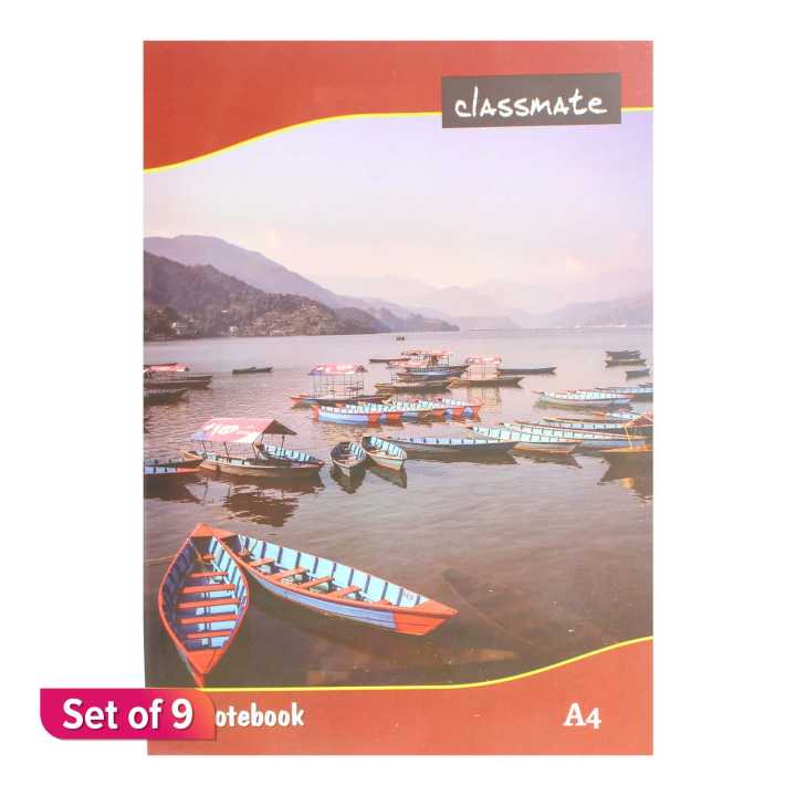 Classmate Boat Design Student Notebook Set Of 9