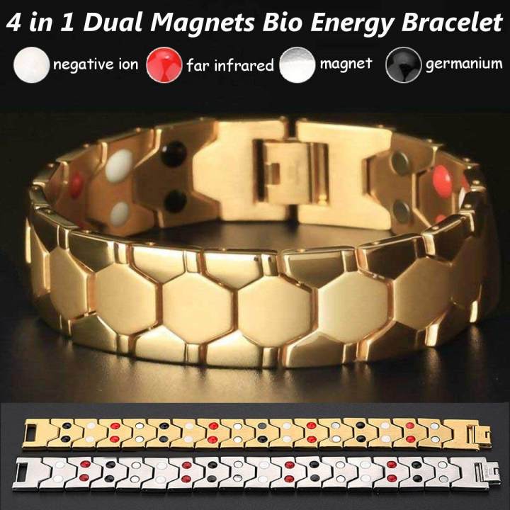 Womens%20Titanium%20Bracelet%20Energy%20Stones%20Magnetic%20Therapy%20Bracelet%20with%20Far%20Infrared%20Ray%20-%20Image%204